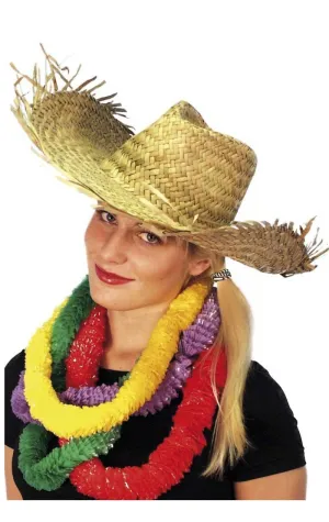 Straw Hawaiian Beachcomber Hat