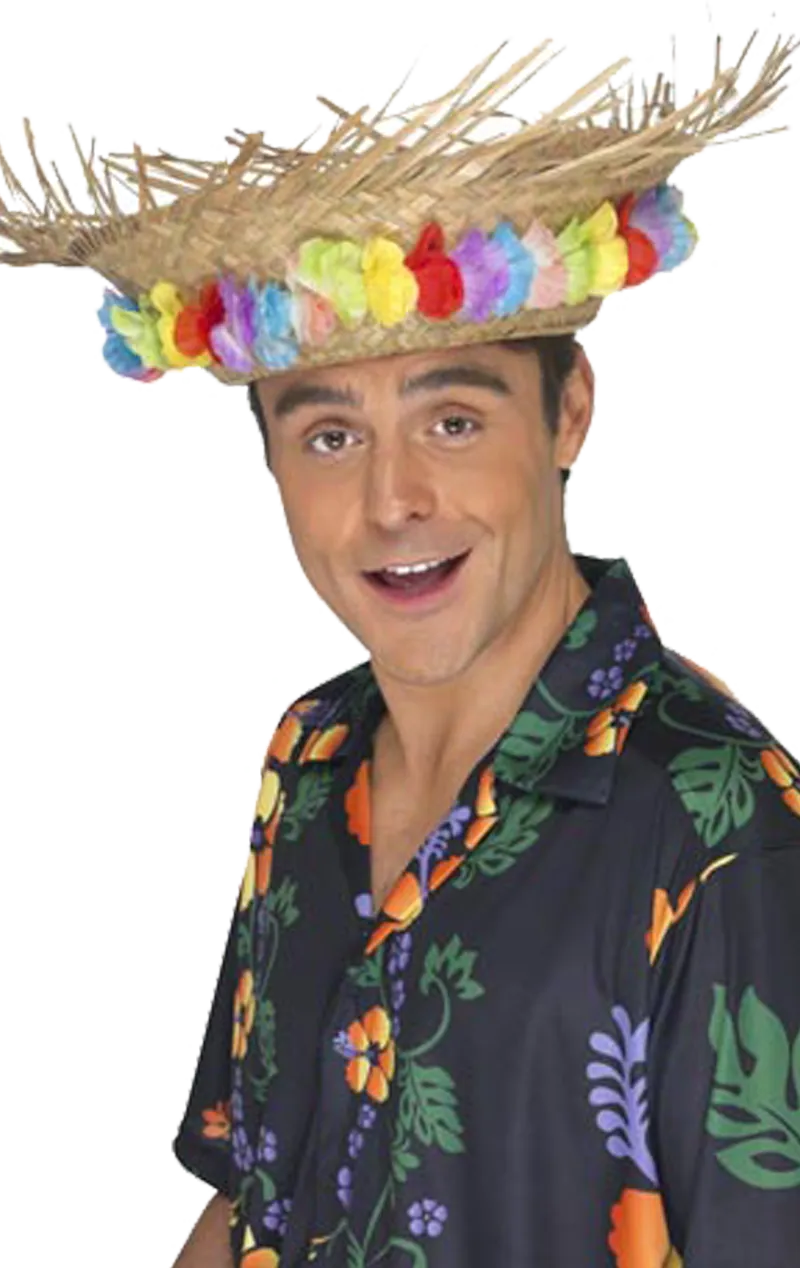Straw Hawaiian Hat
