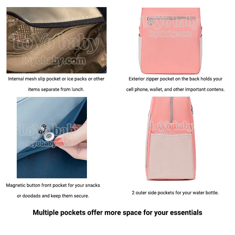 Stylish Vertical Lunch Tote Bag For Women To Work