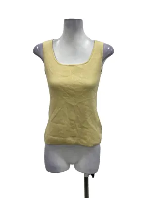 Sunshine Yellow Ribbed Tank OSN
