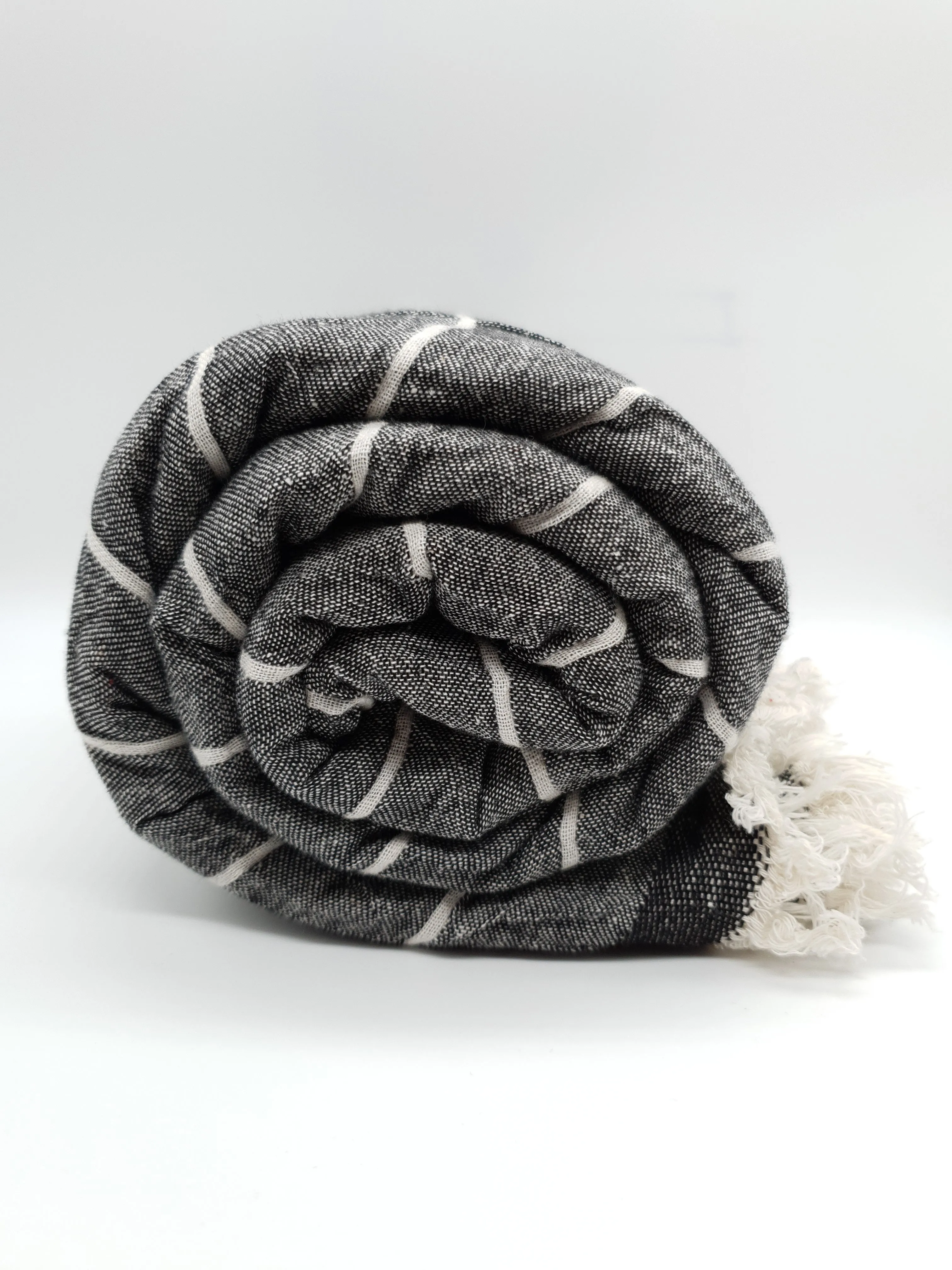 Surf Stripe Hammam Towel CHARCOAL