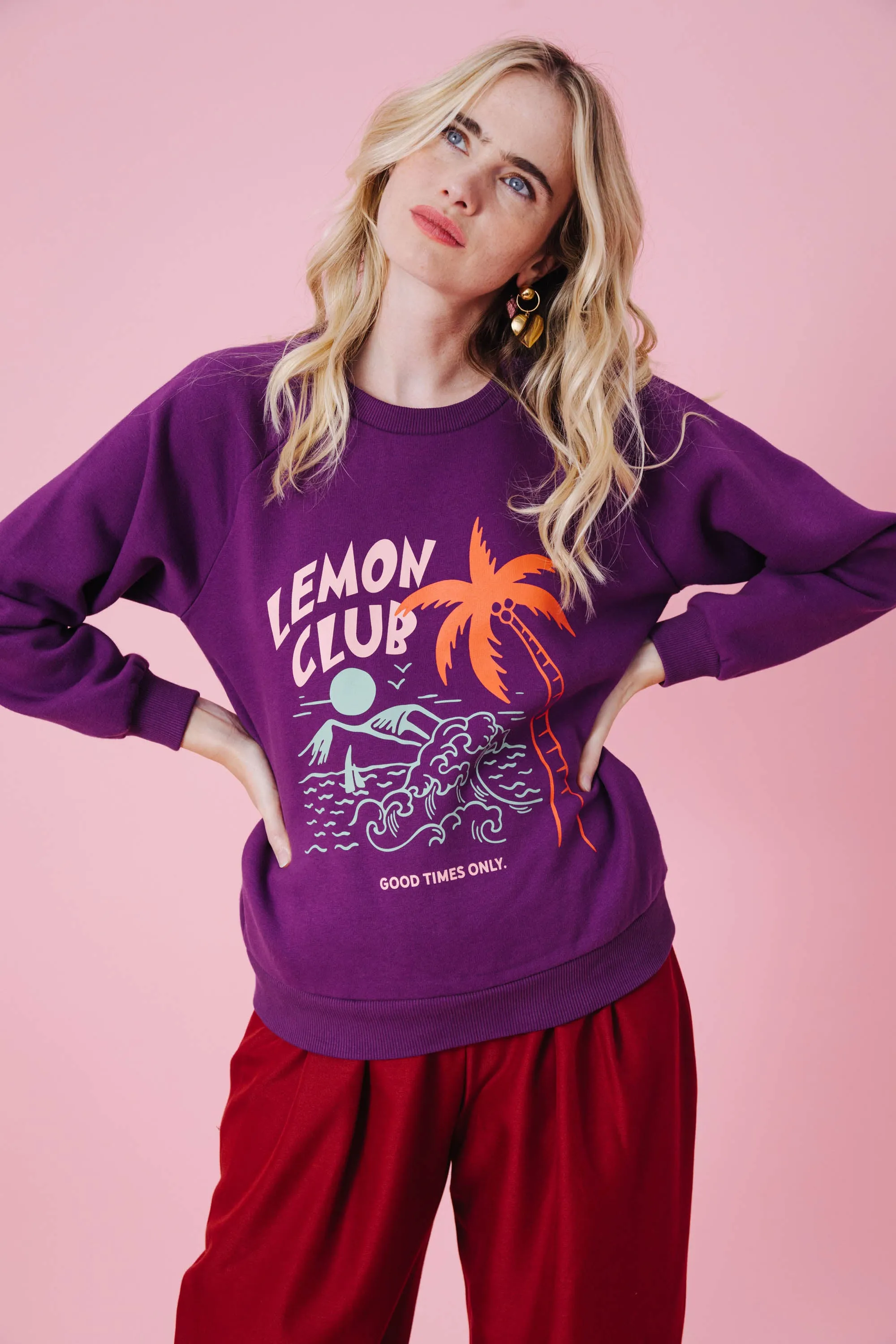 SWEAT HENRI PURPLE