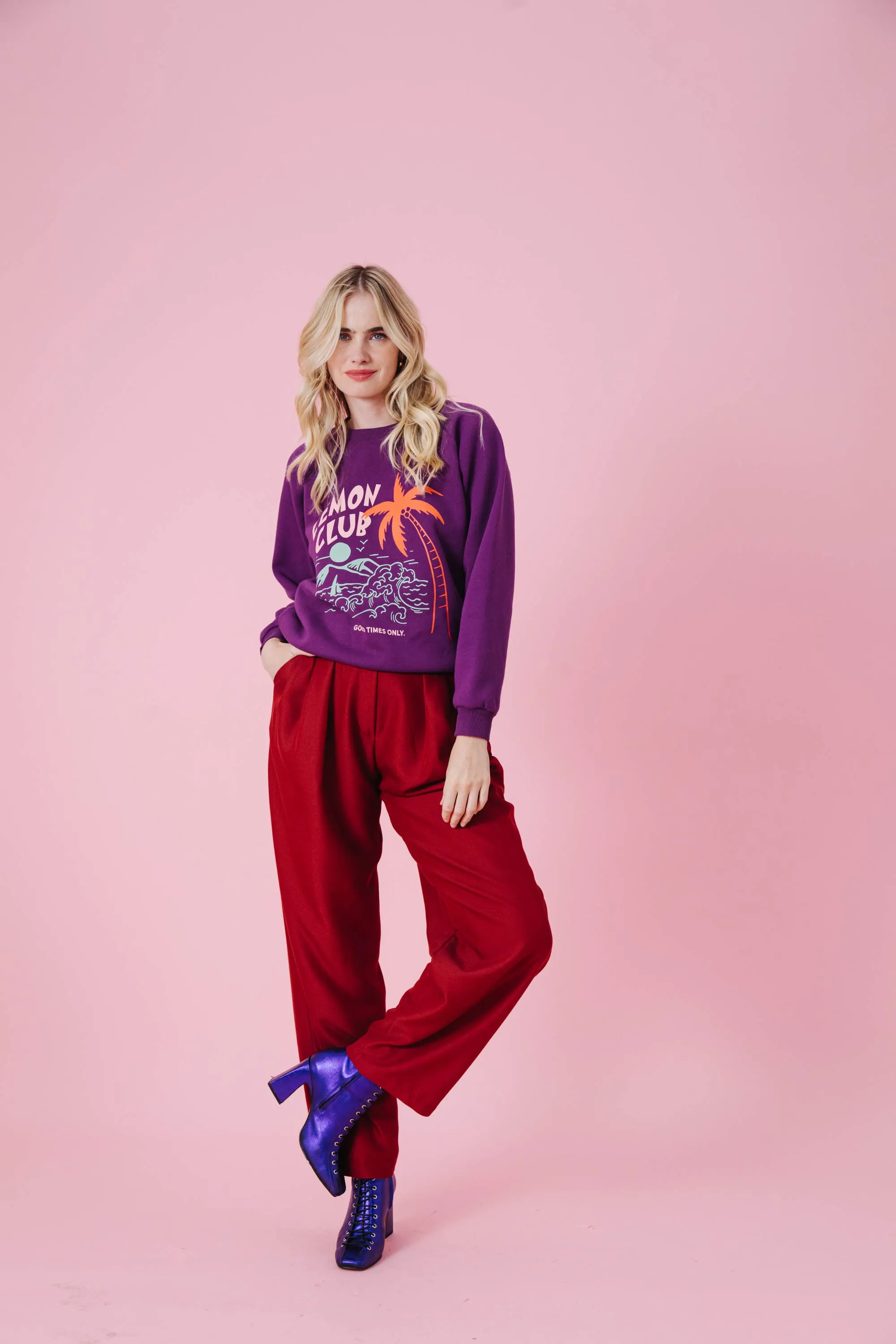 SWEAT HENRI PURPLE