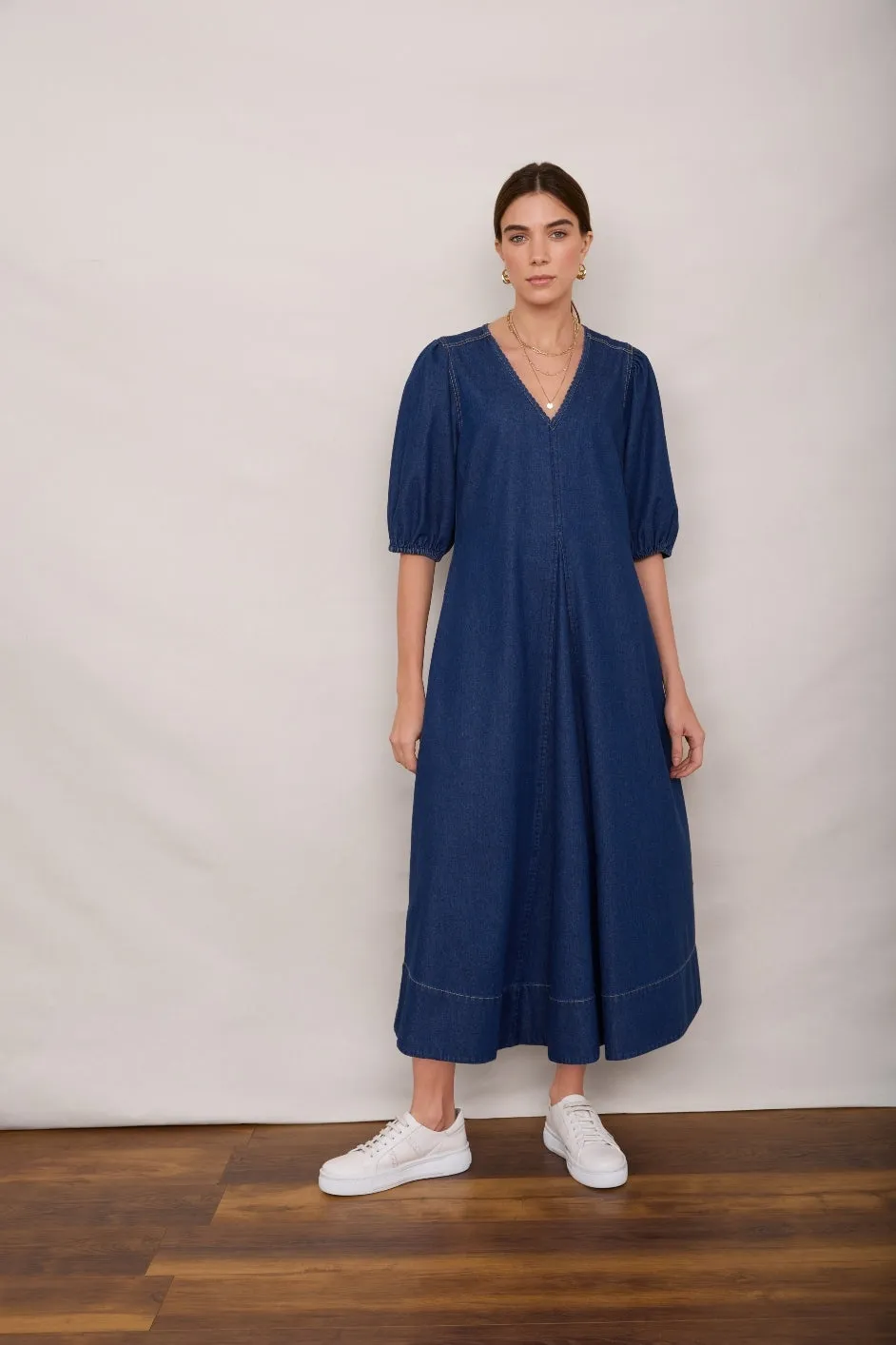 Tamsin Dress - Denim