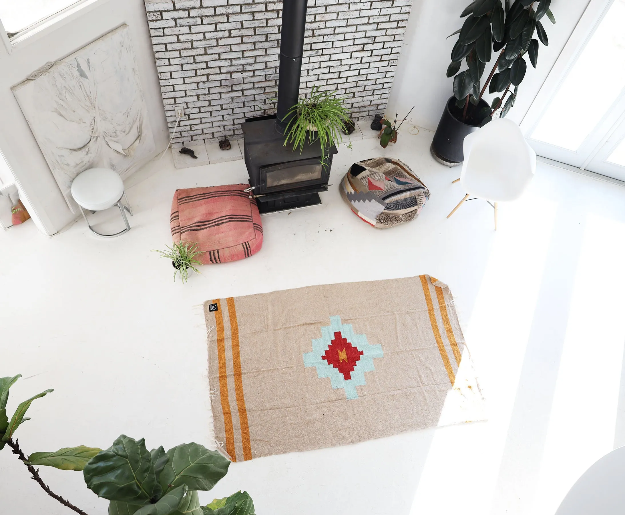 Taos Two (Mesa- Aqua) // Handwoven Blanket