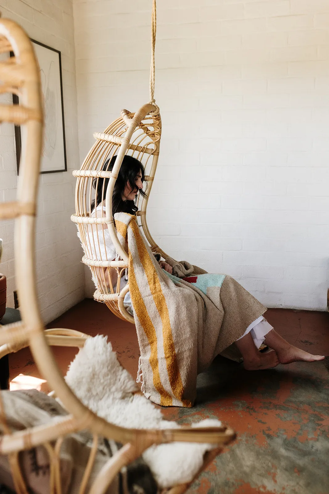Taos Two (Mesa- Aqua) // Handwoven Blanket