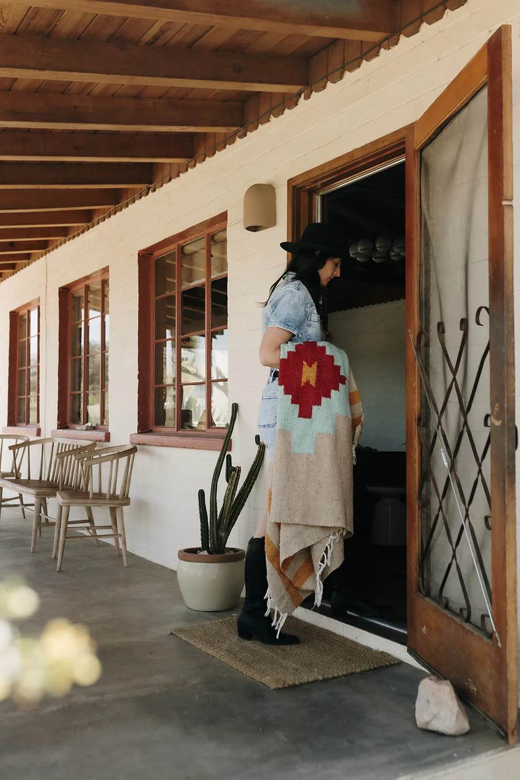 Taos Two (Mesa- Aqua) // Handwoven Blanket