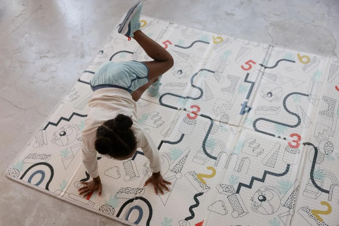 Tapis d'éveil pliable et réversible Baby Gym