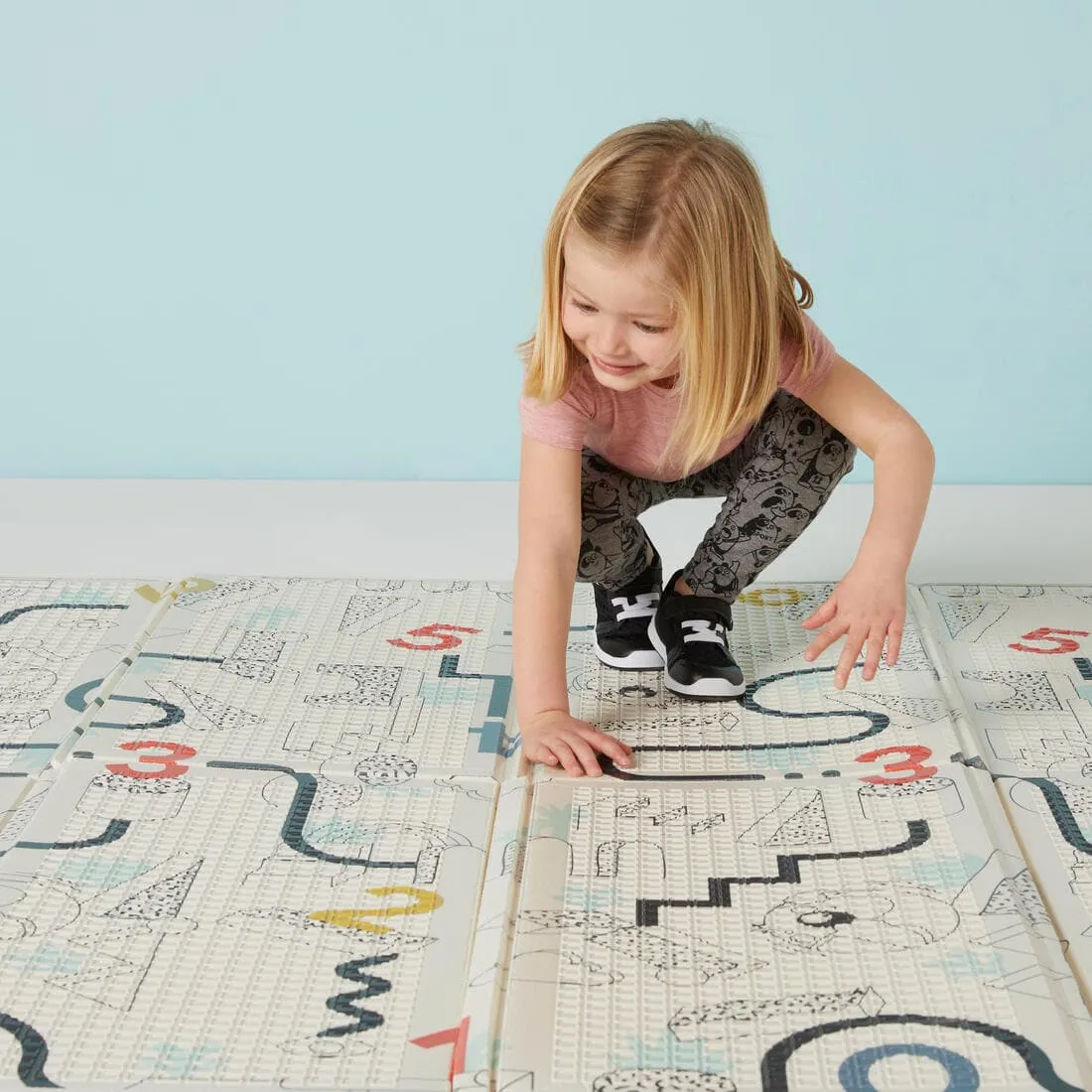 Tapis d'éveil pliable et réversible Baby Gym