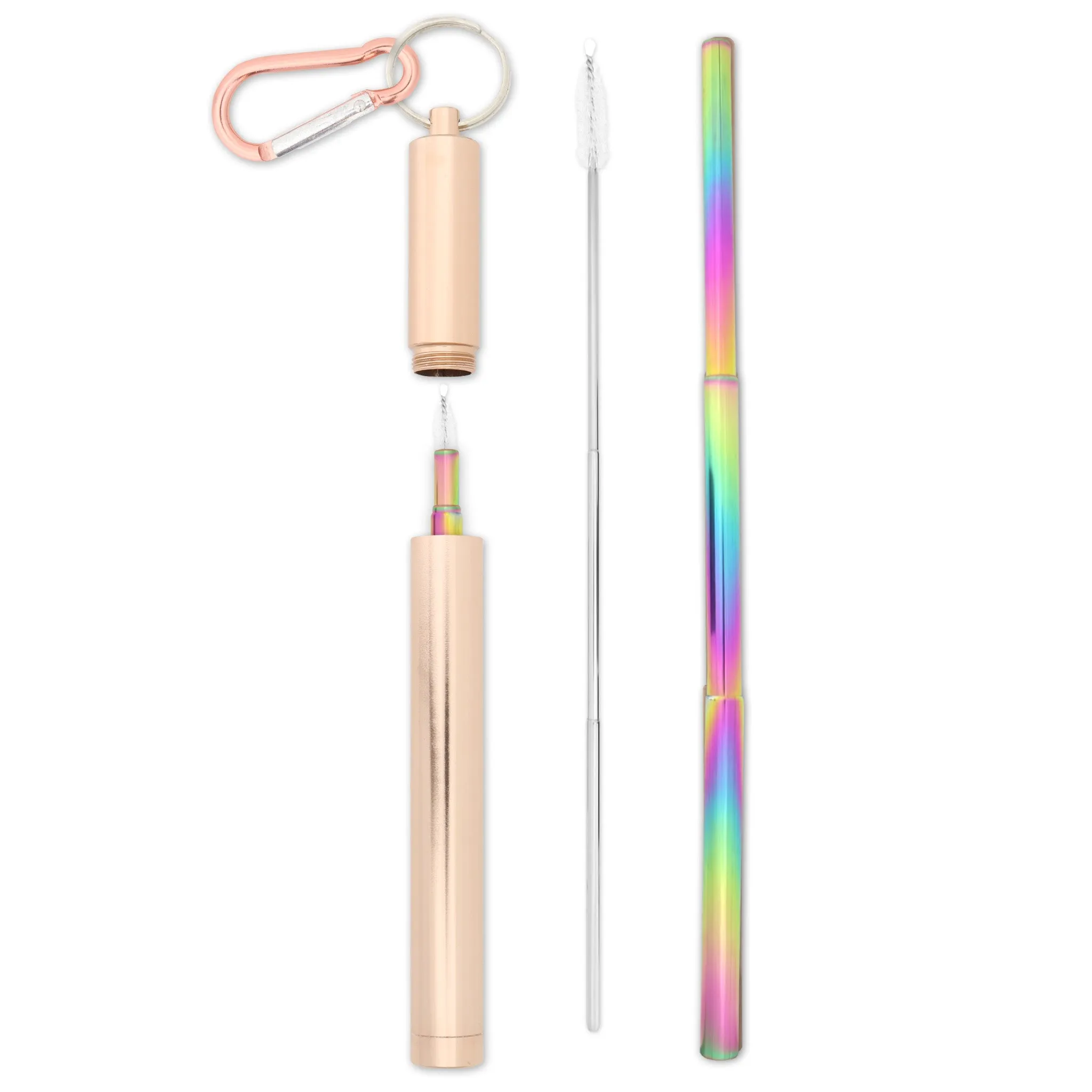 Telescopic Straw (Rose Gold)