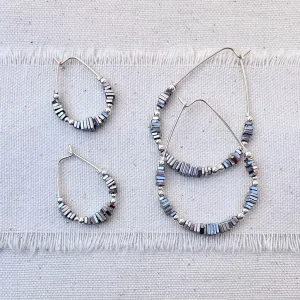 TESSÉRA Ovaline Bead Hoops
