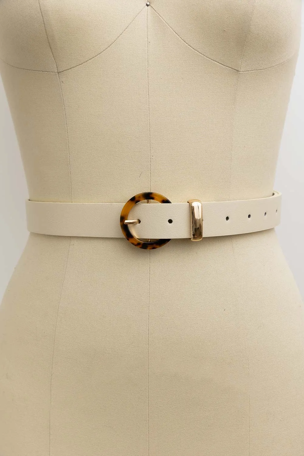 The Arlet Tortoise Shell Faux Leather Belt