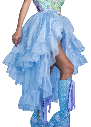 The Desert Princess Blue Overskirt
