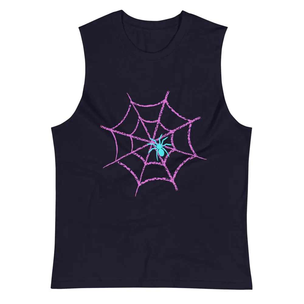 THE WEBS WE WEAVE Goth Muscle Shirt