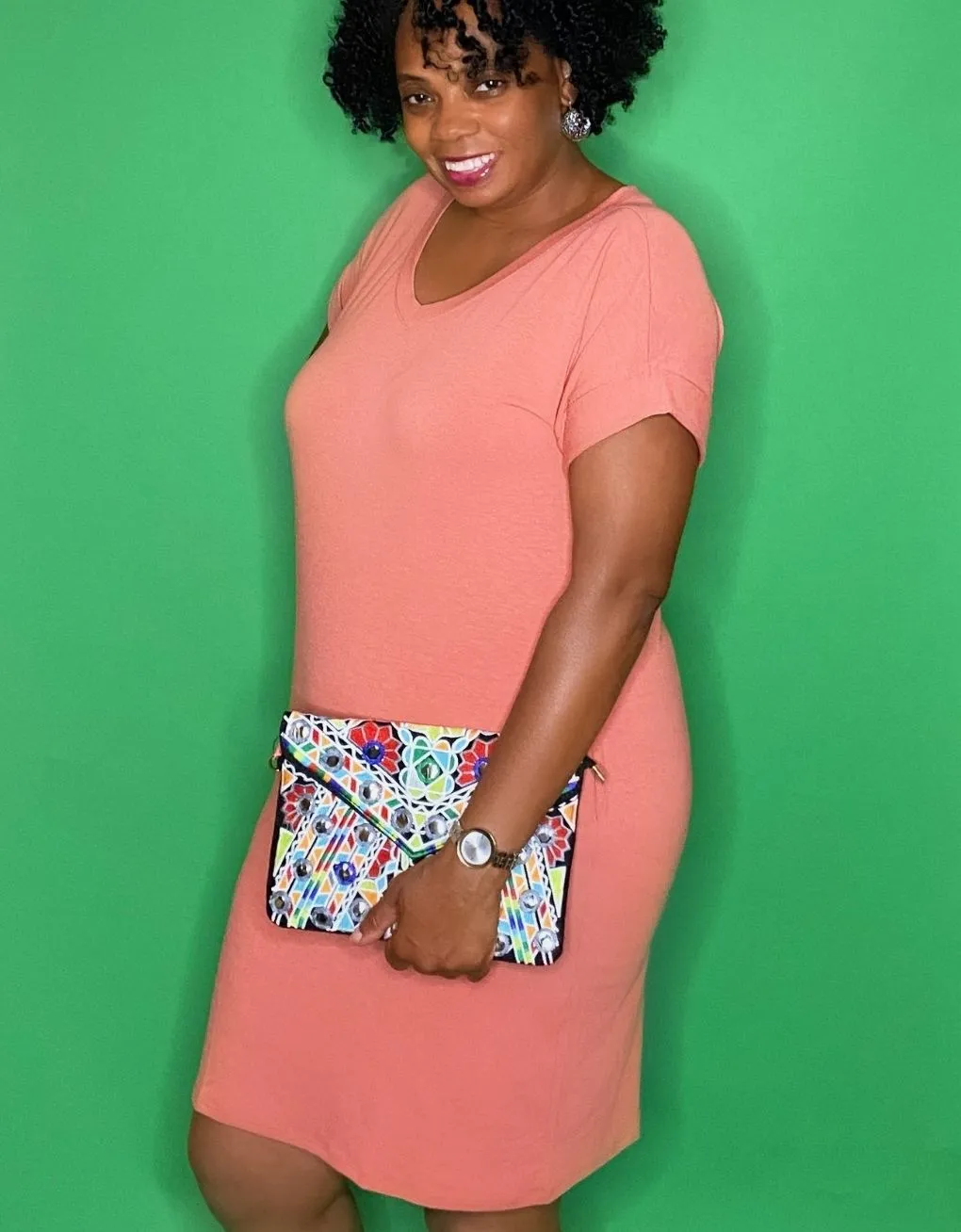 The Weekend Dress Ash Rose Curvy