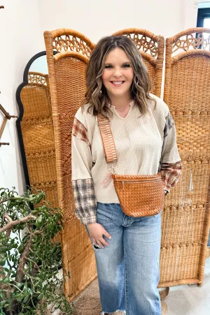 Thermal Plaid Top
