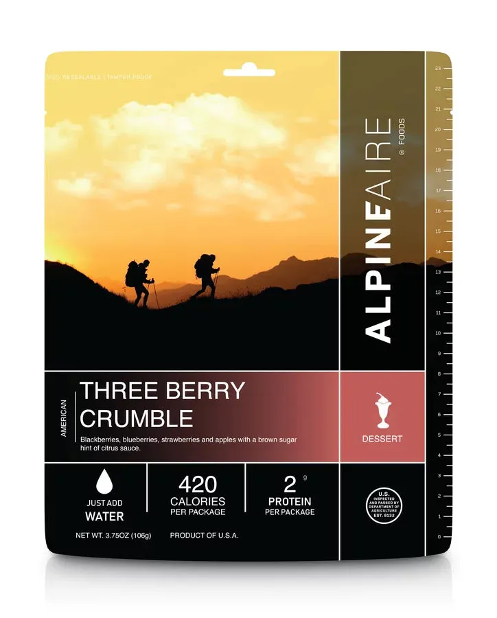 Three Berry Crumble (Vegetarian)