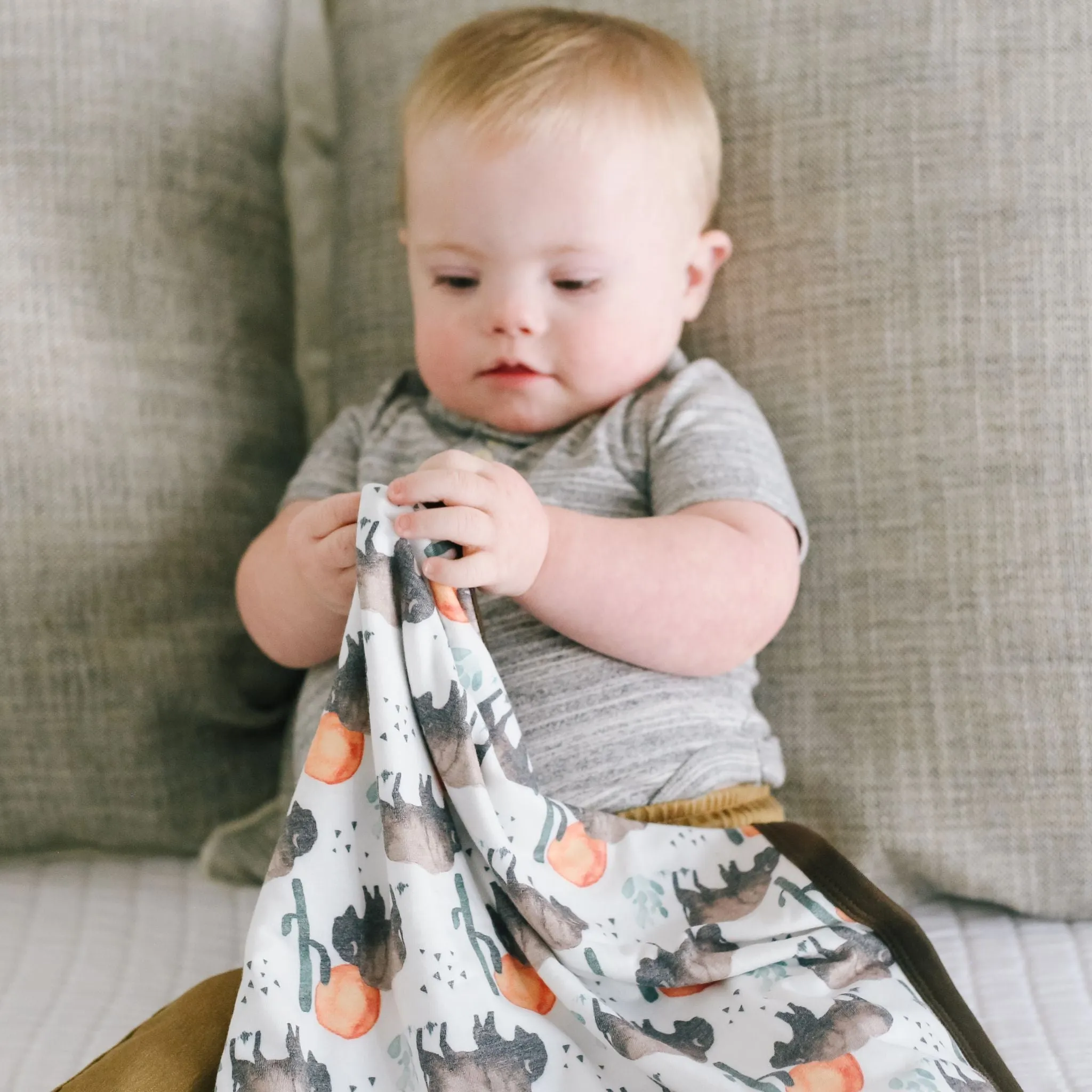 Three-Layer Security Blanket Set - Bison