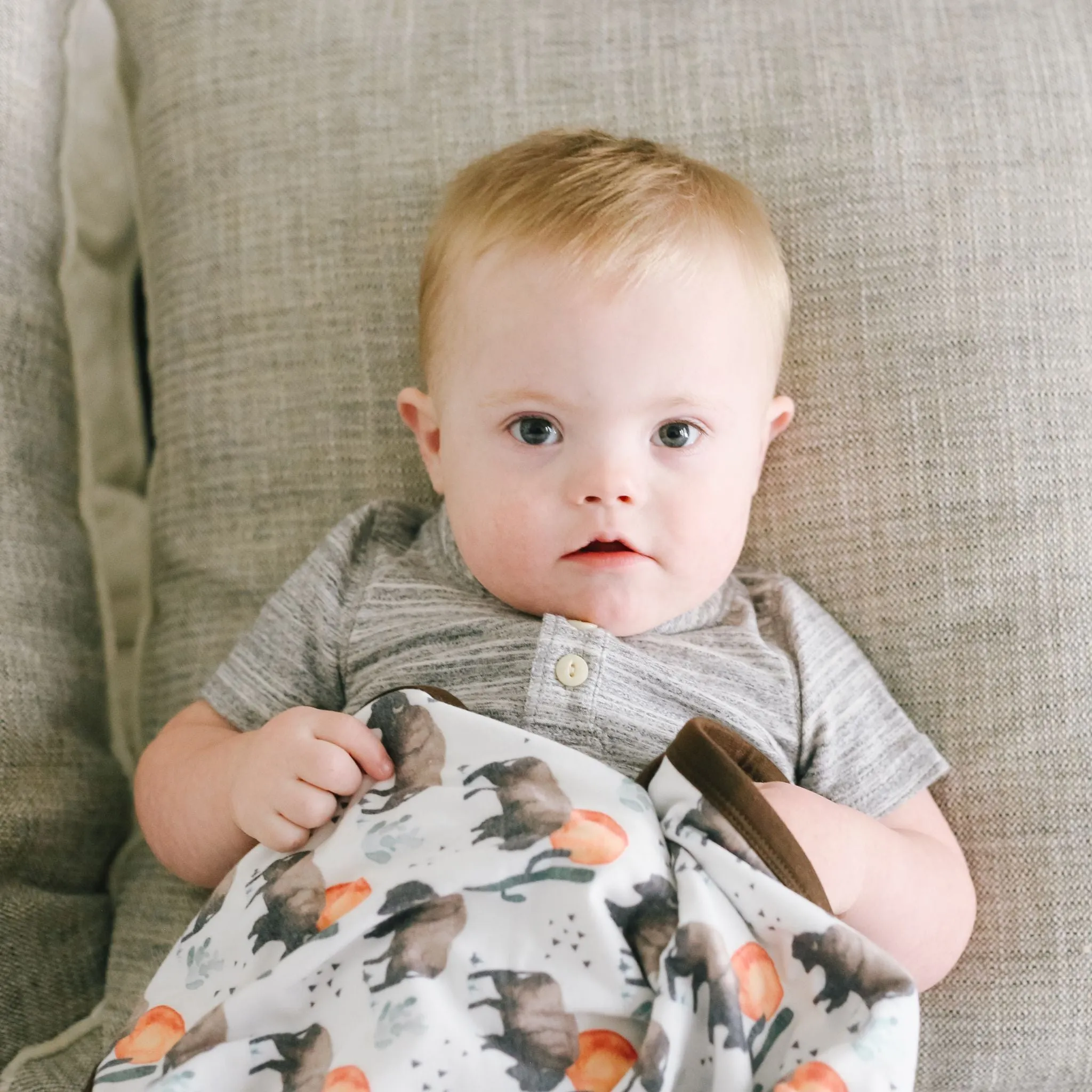 Three-Layer Security Blanket Set - Bison