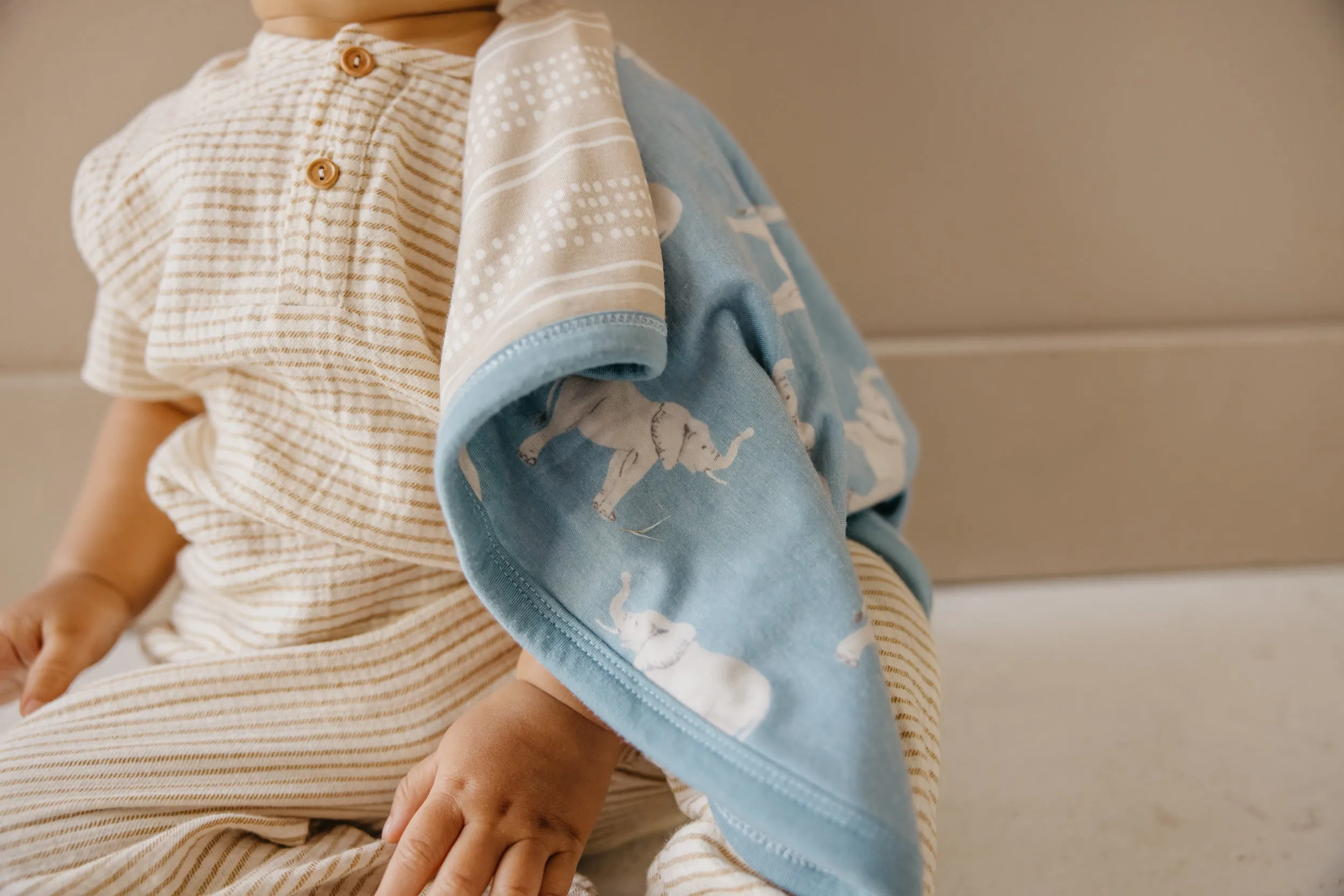 Three-Layer Security Blanket Set - Peanut