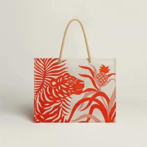 Tigre A L'ananas Beach Bag