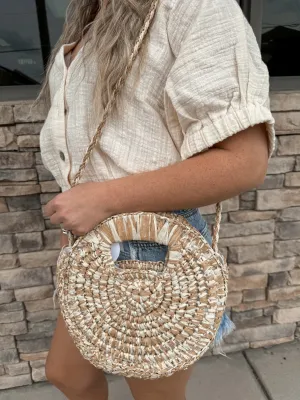 Tiki Beach Woven Purse