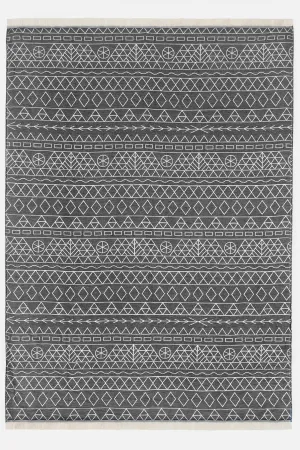 Tinos Black | Double Feather Beach Towel