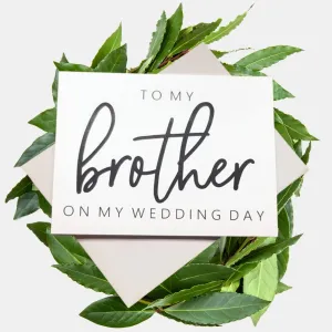 To My Brother