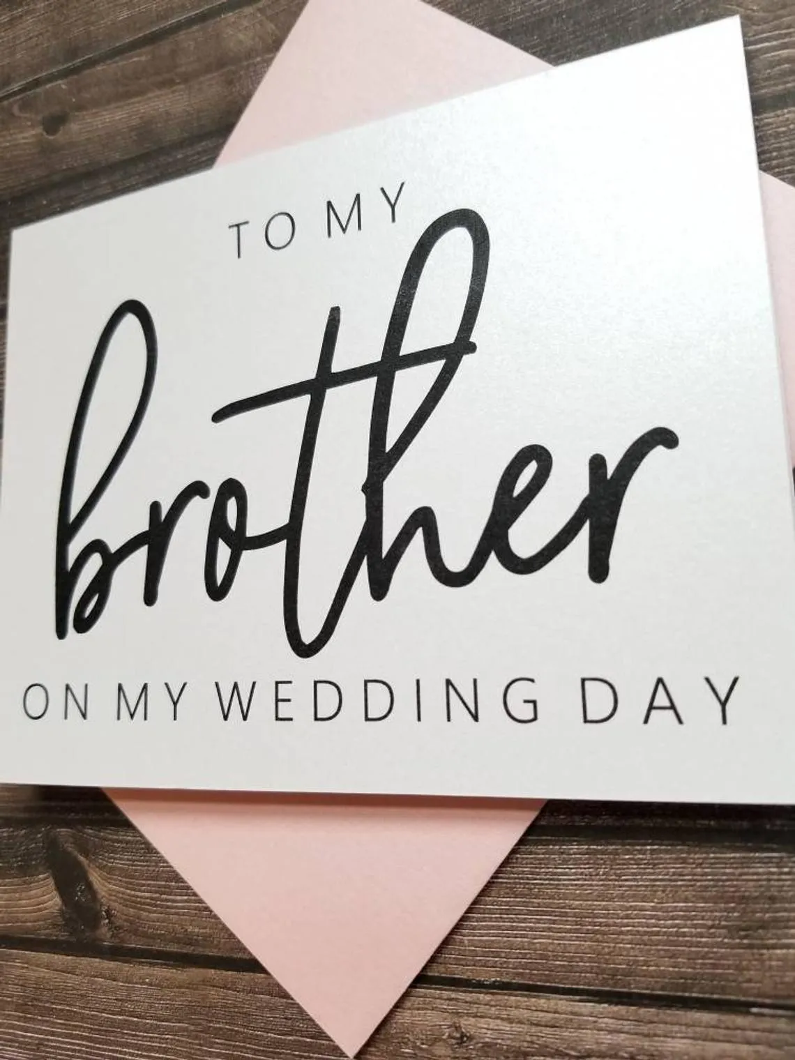 To My Brother