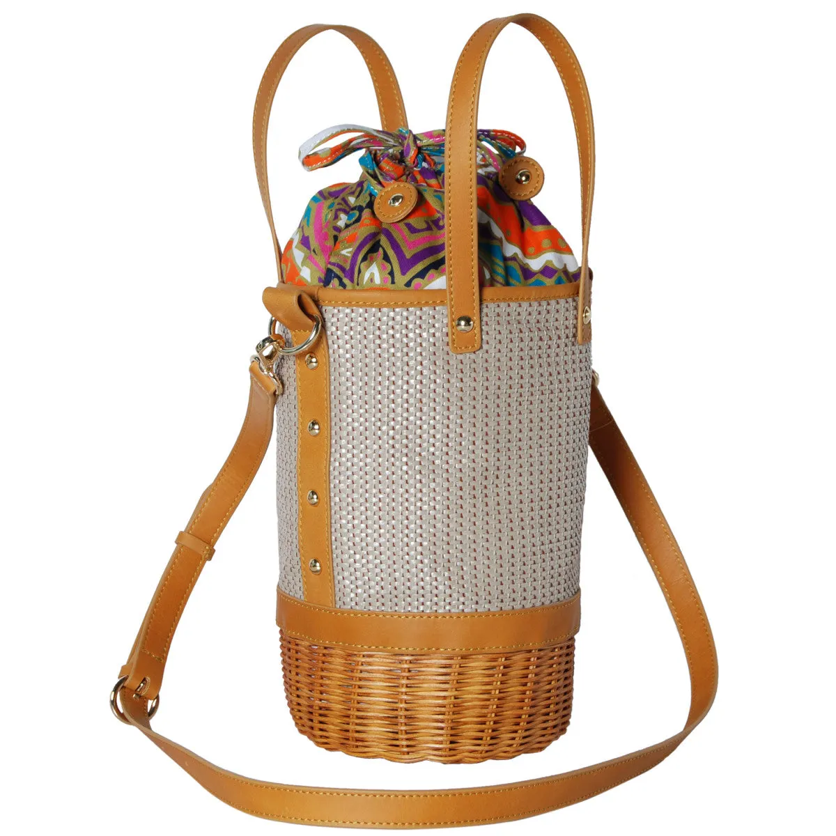 TORY Small Rattan Basket