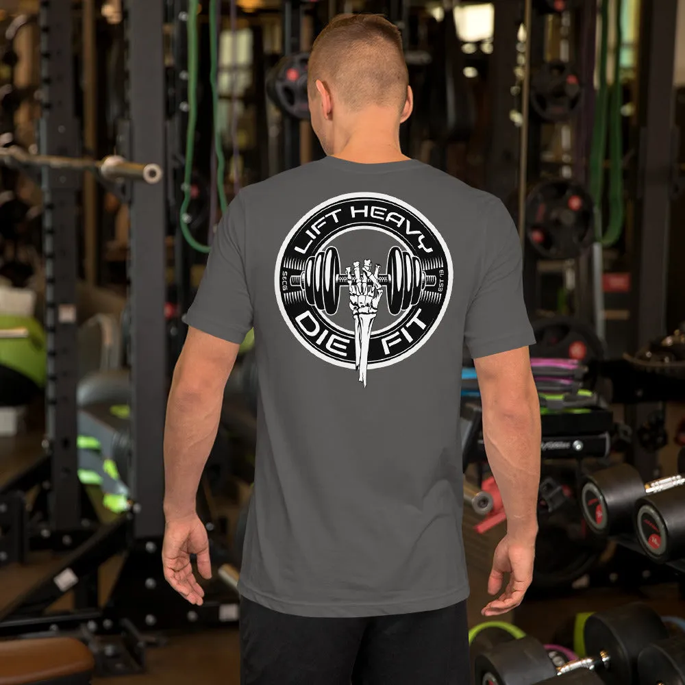 Train with Power: Lift Heavy Die Fit Unisex T-Shirt for Workout Enthusiasts