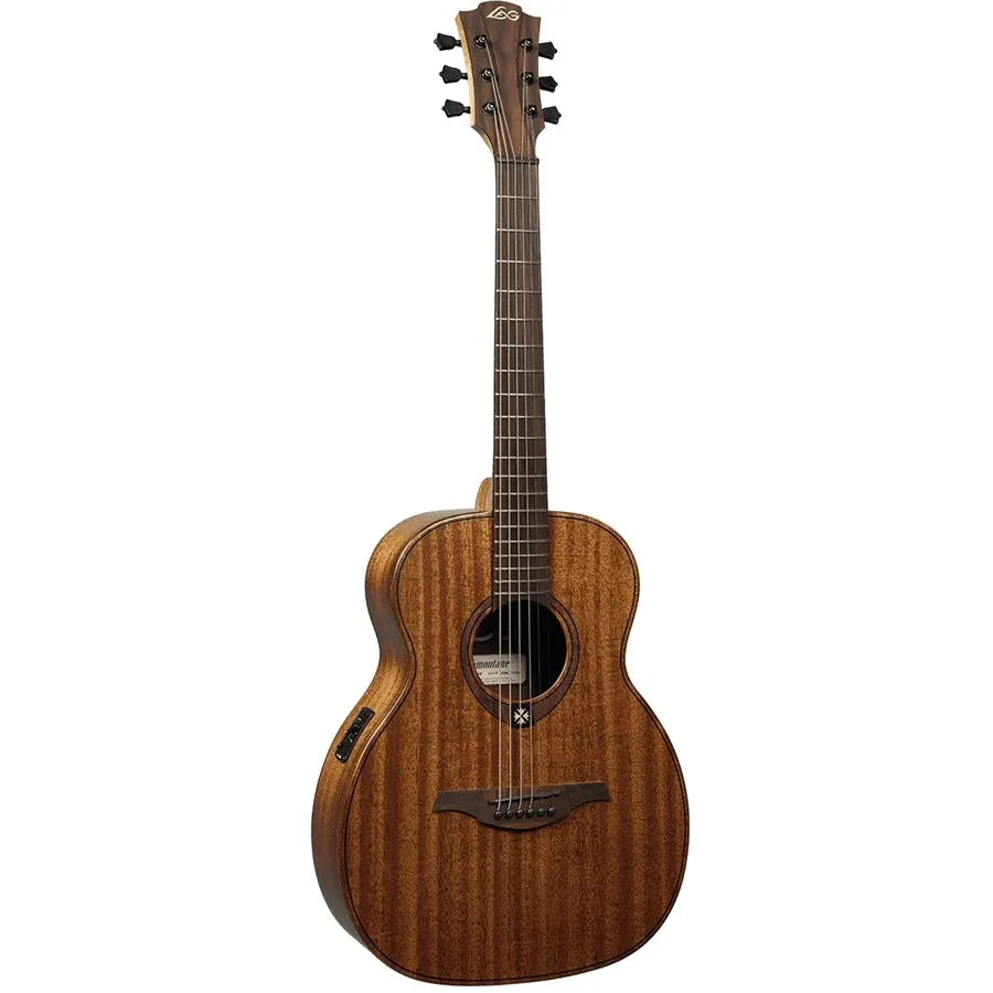 TRAVEL-KAE Chitarra Acustica Travel Khaya Mahogany EQ