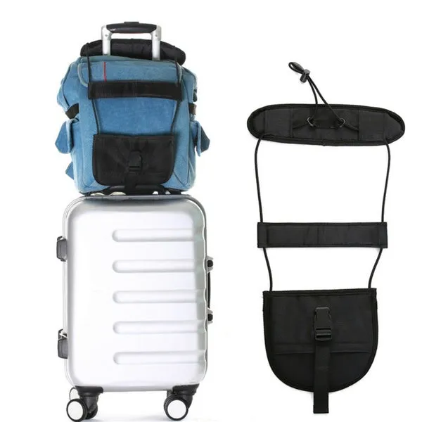 Travel Luggage Bag Bungee Suitcase Belt Backpack Carrier Strap Easy to Carry