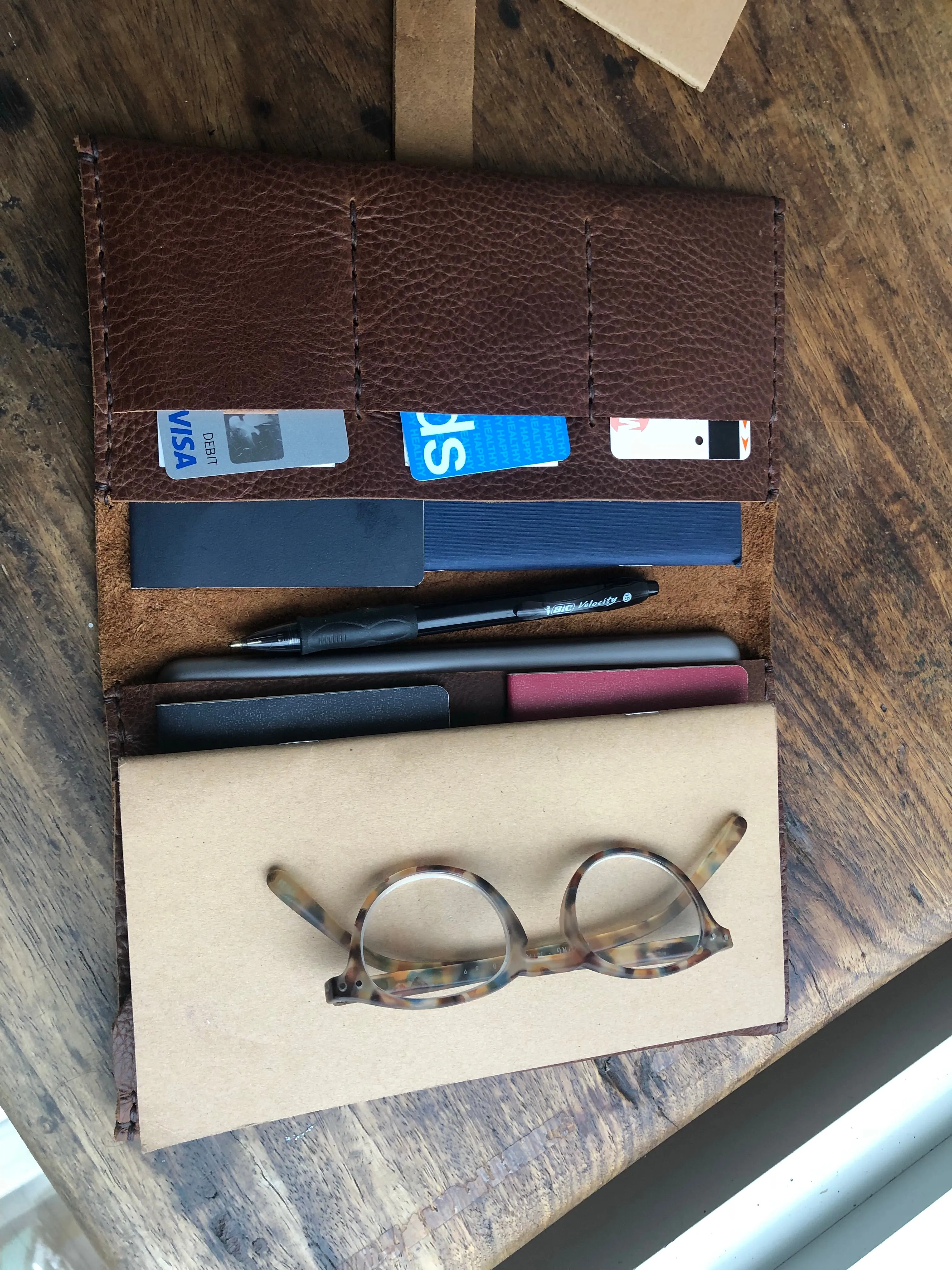 Travel Wallet / Kokuyo Jibun Techno / Travel Organizer / Passport Boarding Pass Holder