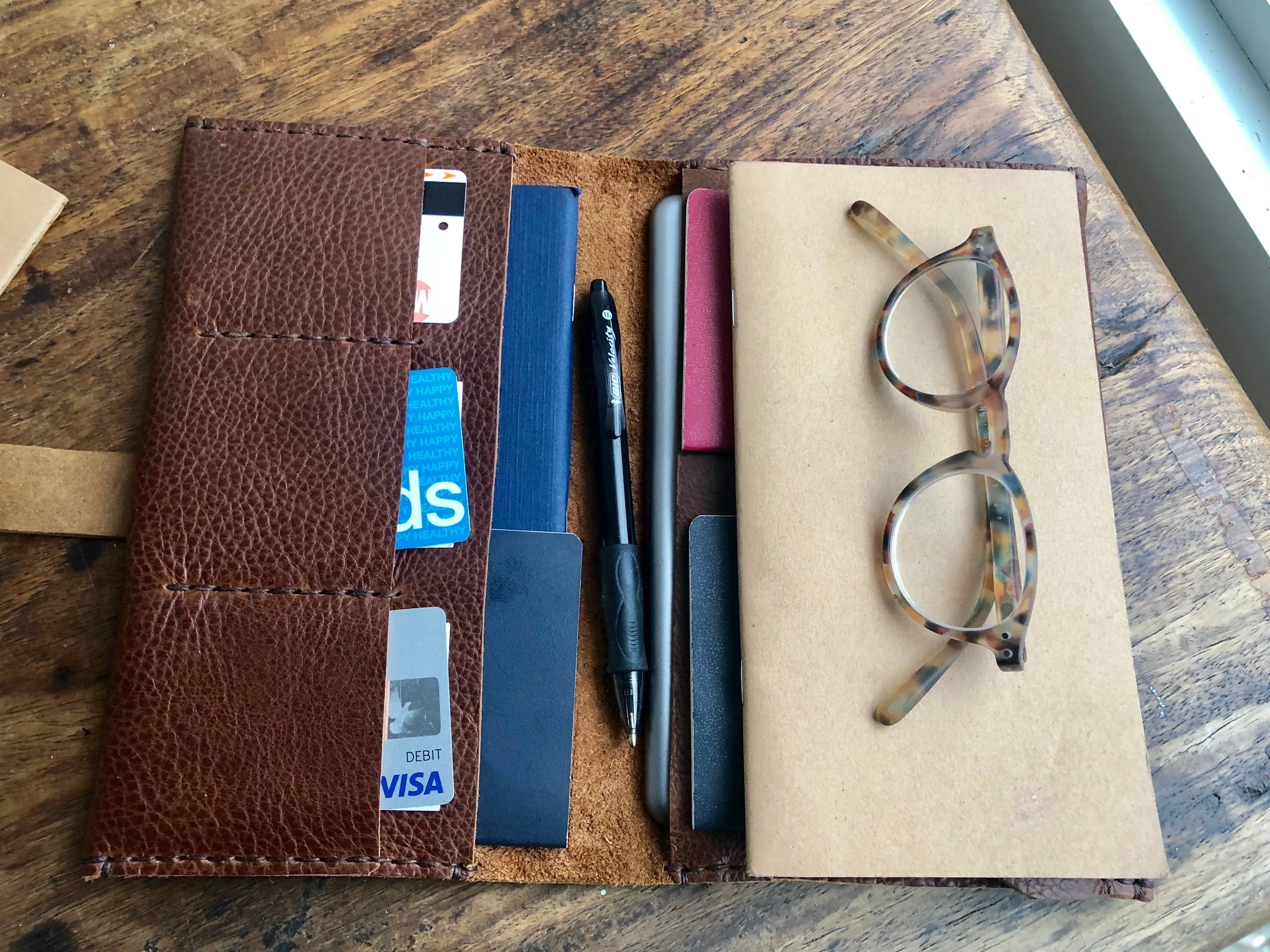 Travel Wallet / Kokuyo Jibun Techno / Travel Organizer / Passport Boarding Pass Holder