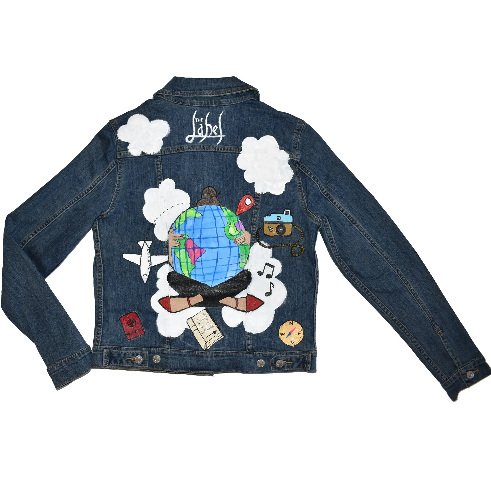 Traveler - Hand-Painted Denim Jacket