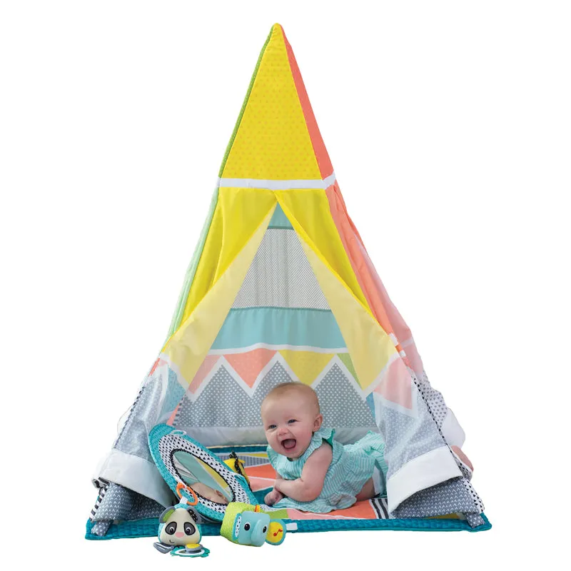 Triangle Teepee | Grow-with-me Baby & Toddler Activity Gym | Baby Play Mat | Baby Gym