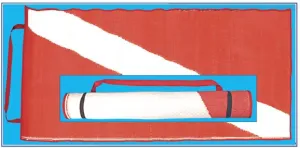 Trident Dive Flag Beach Mat
