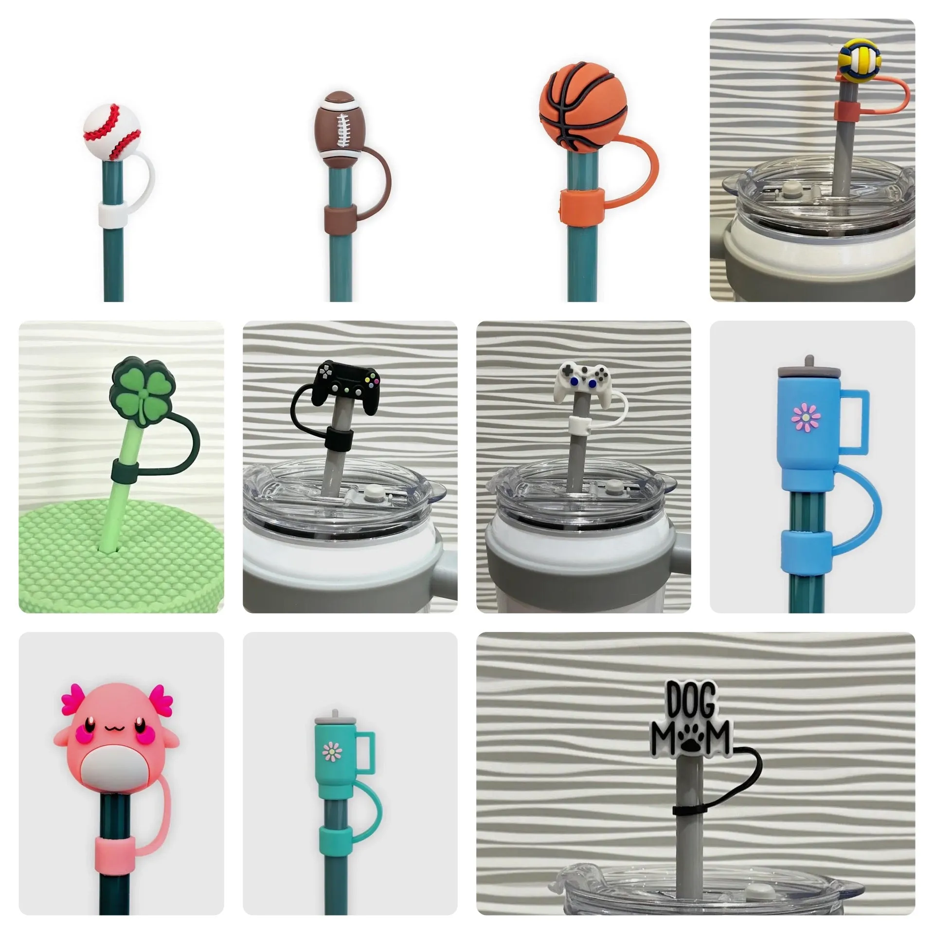 Tumbler Straw Toppers