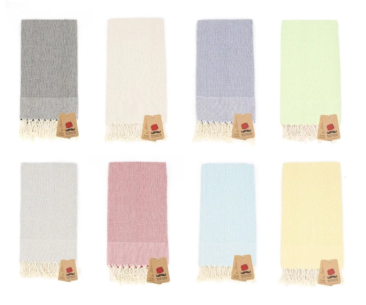Turkish Towel, Acacia Peshtemal Beach and Bath Towel - Royal Blue