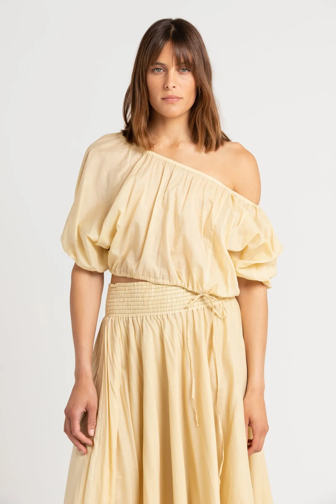 Ulla Cotton Skirt Italian Straw