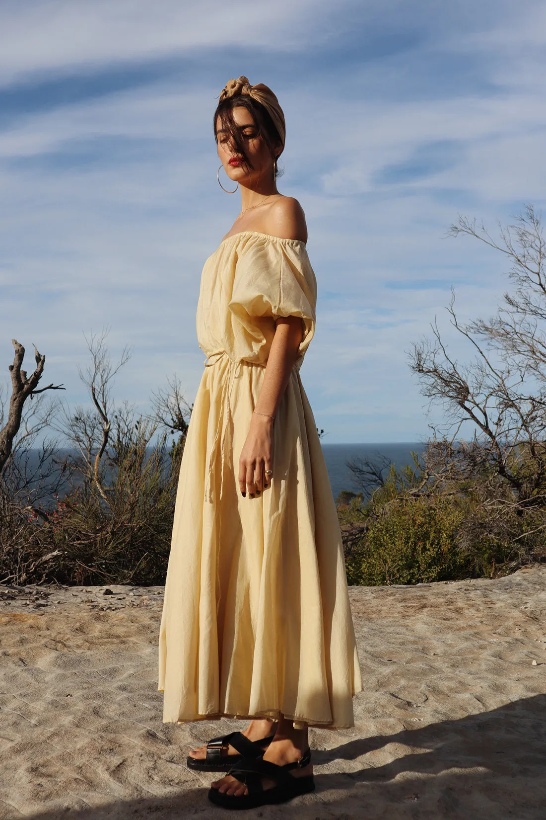 Ulla Cotton Skirt Italian Straw