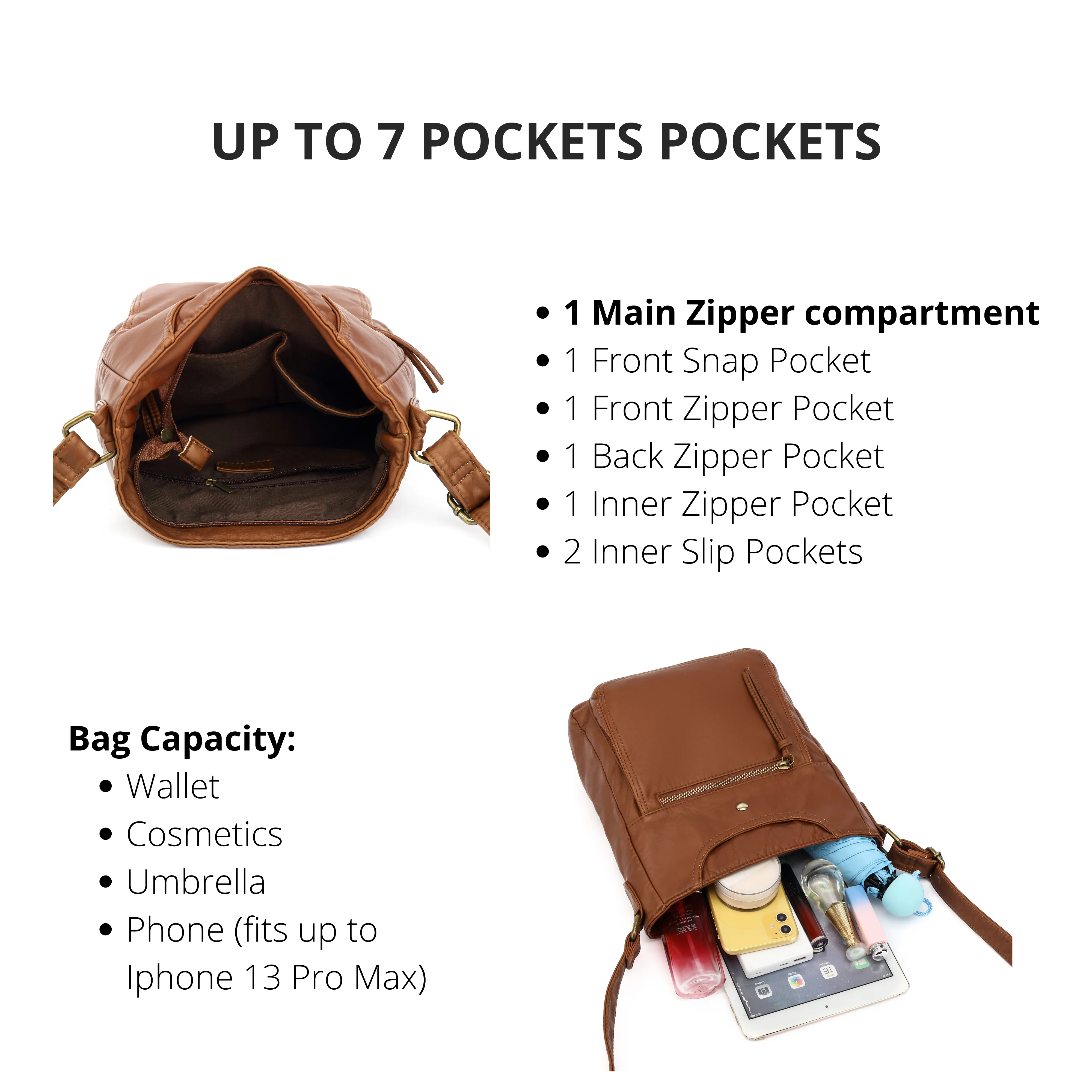 Ultra Soft Crossbody Shoulder Bag H1812
