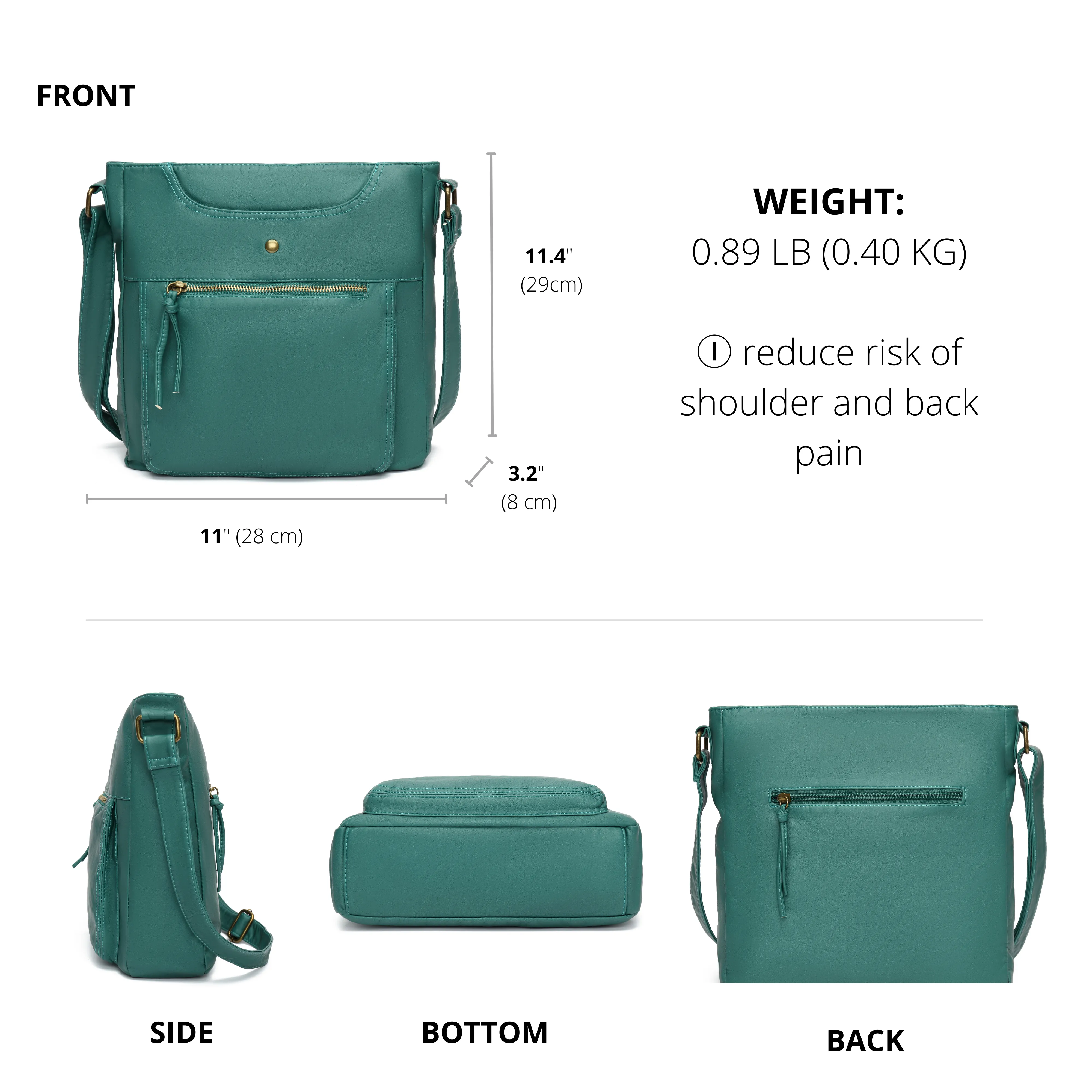 Ultra Soft Crossbody Shoulder Bag H1812