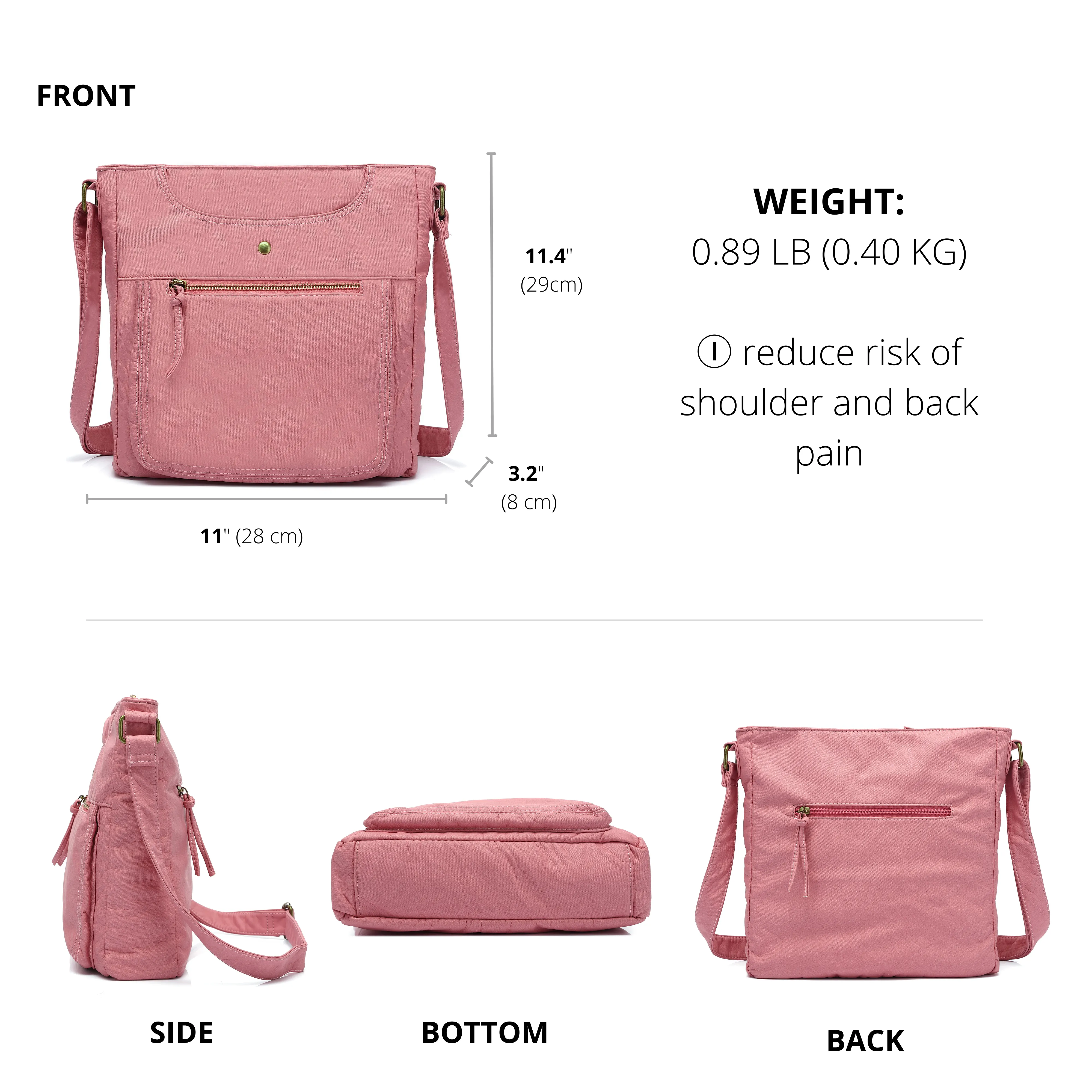 Ultra Soft Crossbody Shoulder Bag H1812