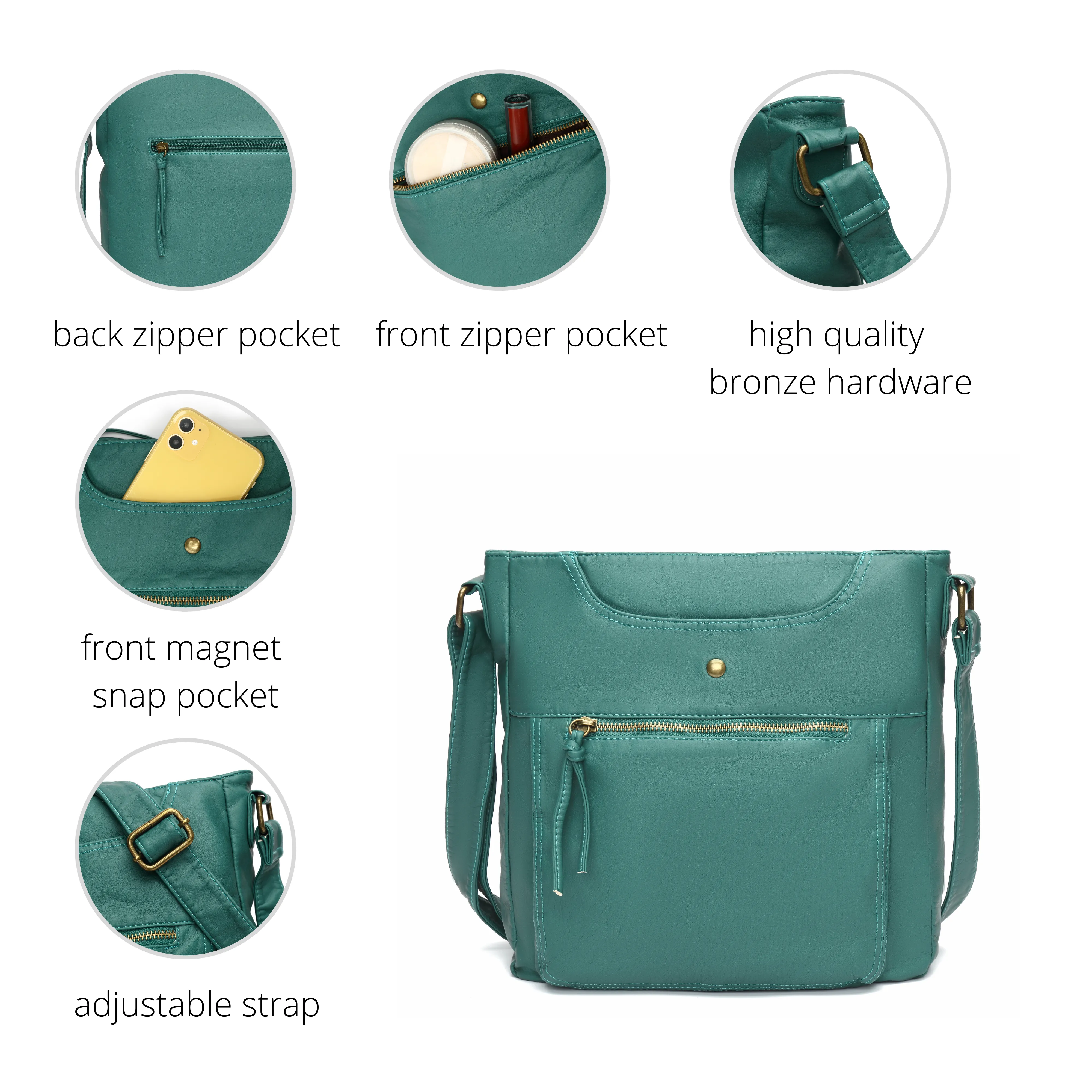 Ultra Soft Crossbody Shoulder Bag H1812