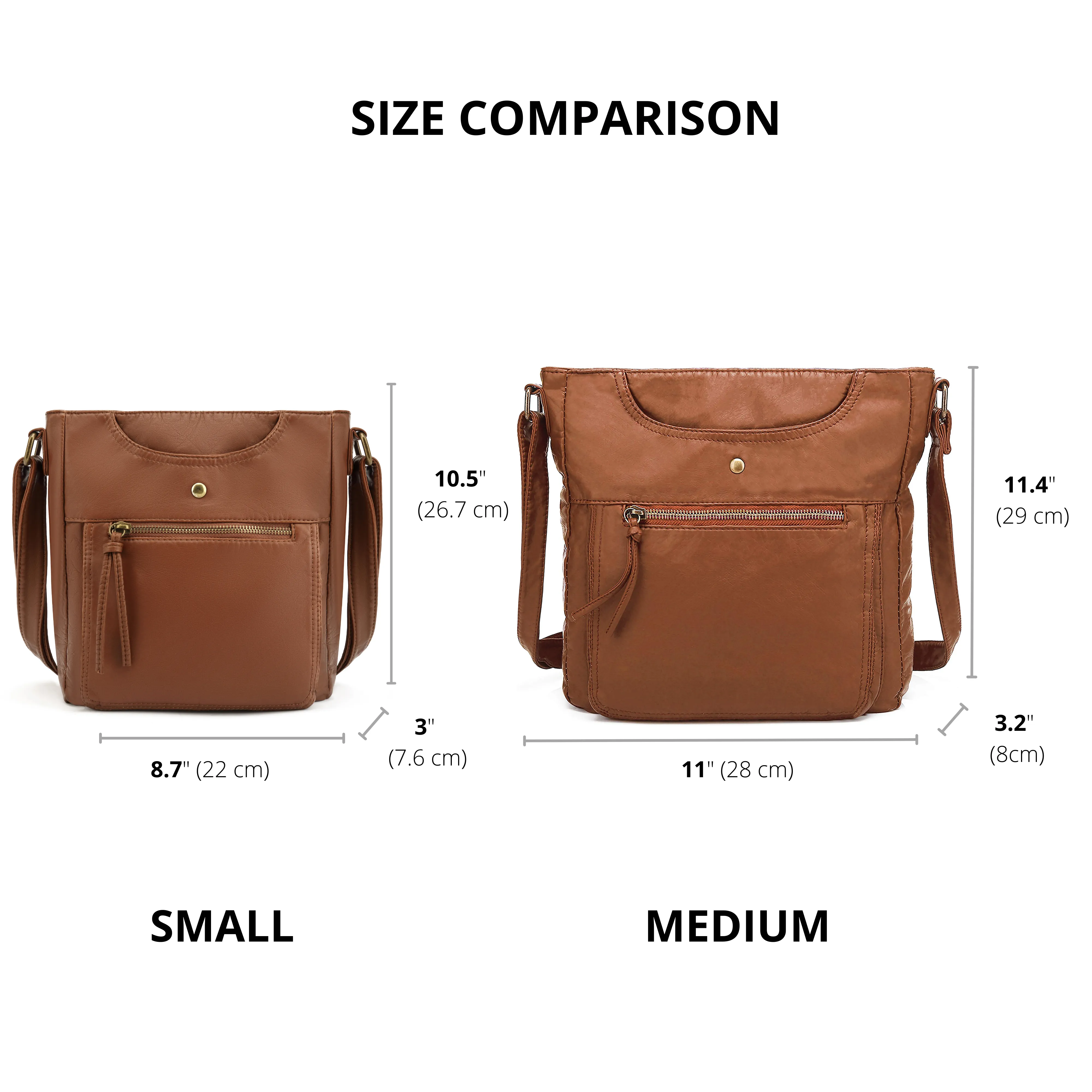 Ultra Soft Crossbody Shoulder Bag H1812