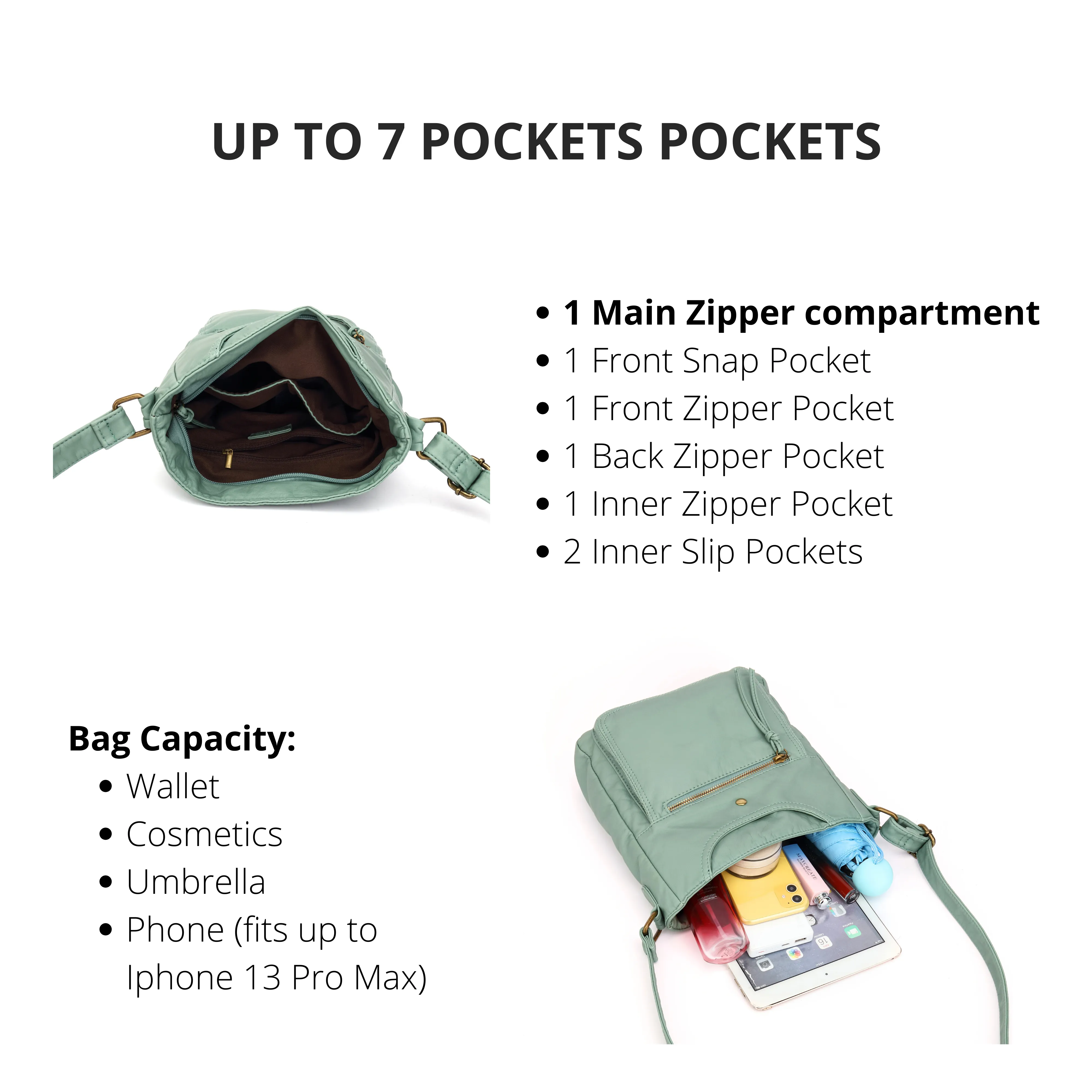 Ultra Soft Crossbody Shoulder Bag H1812