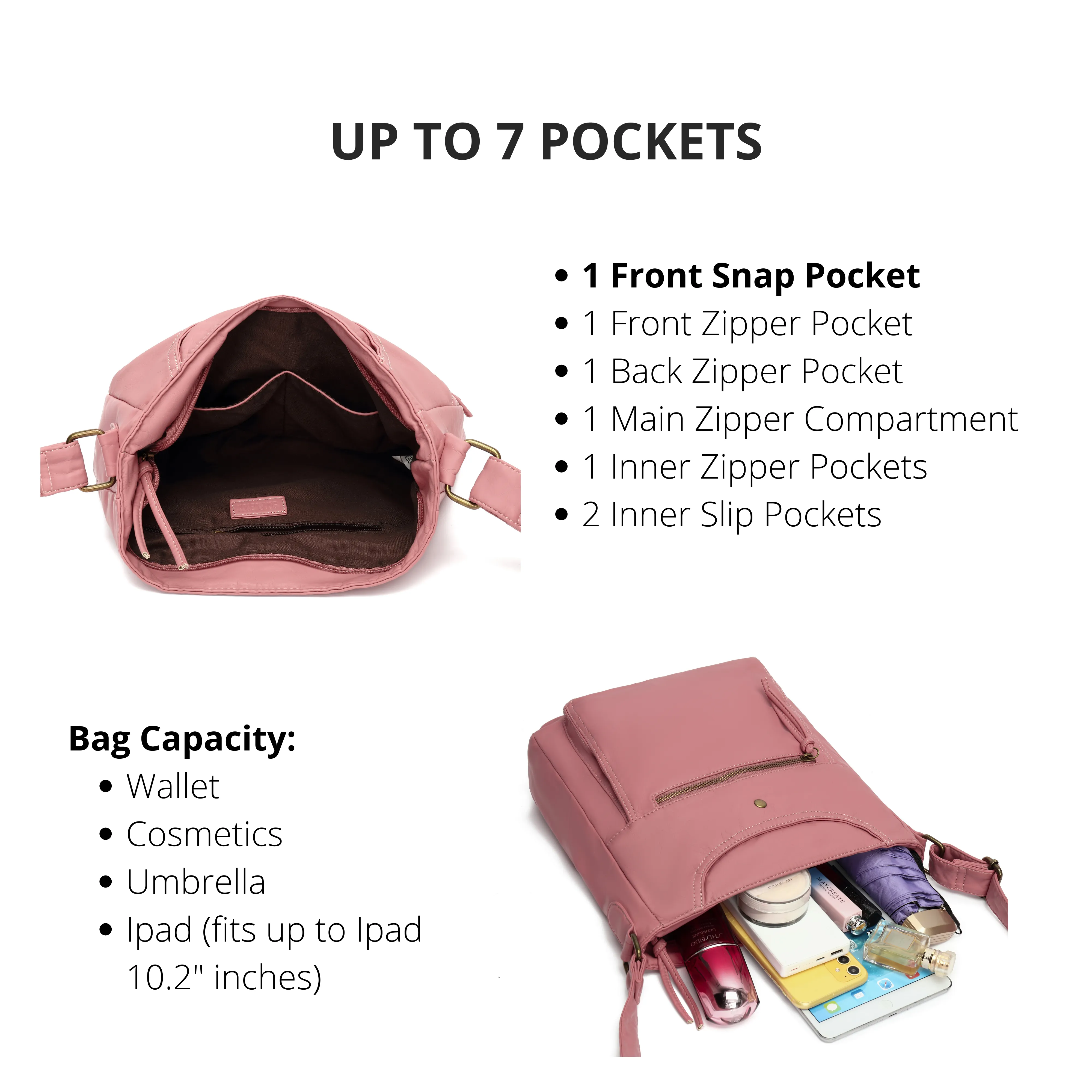 Ultra Soft Crossbody Shoulder Bag H1812
