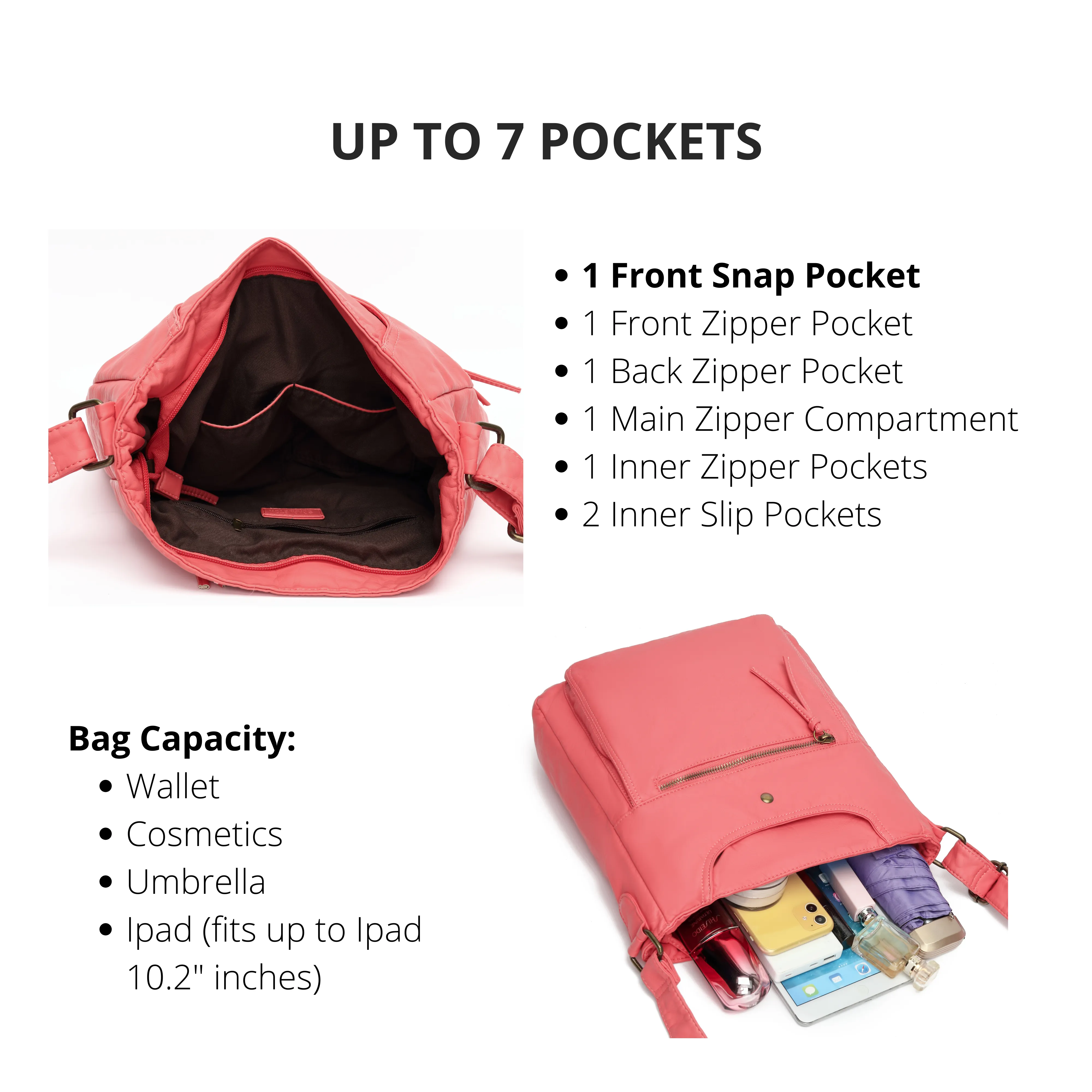 Ultra Soft Crossbody Shoulder Bag H1812